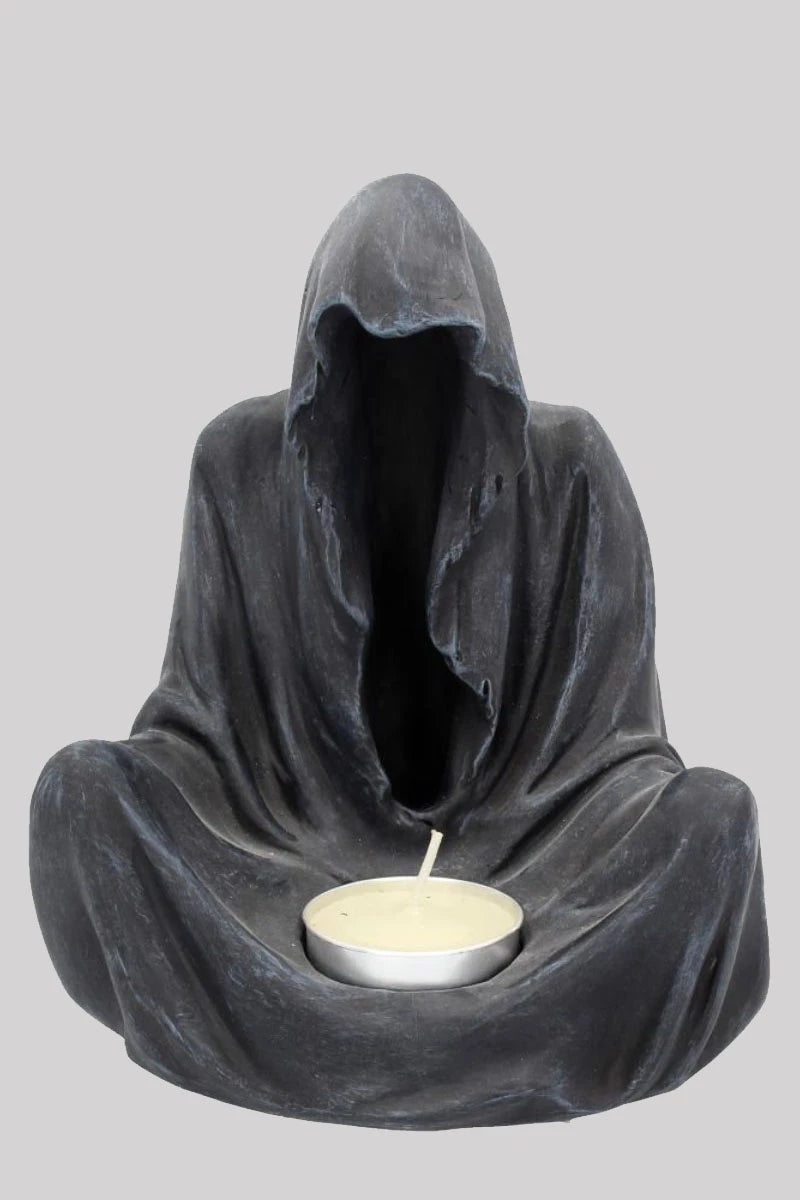 Nemesis Now Tealight Holder - Final Flame Reaper Candle