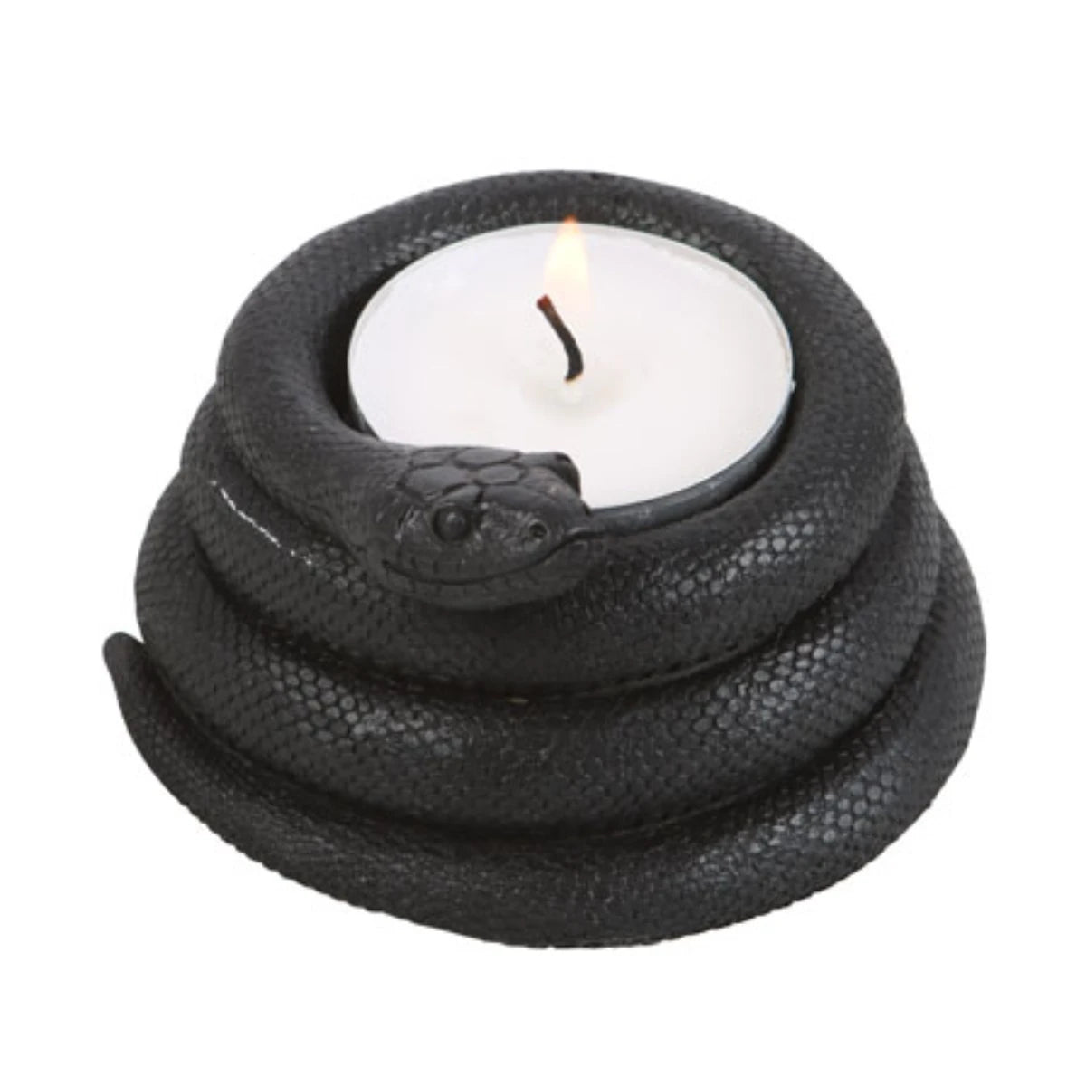 Snake Tealight Candle Holder  Gothic Home Decor Accent Piece