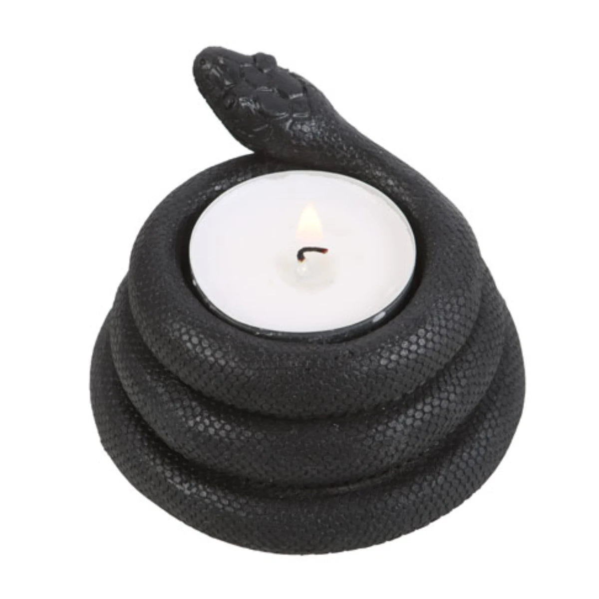 Snake Tealight Candle Holder  Gothic Home Decor Accent Piece