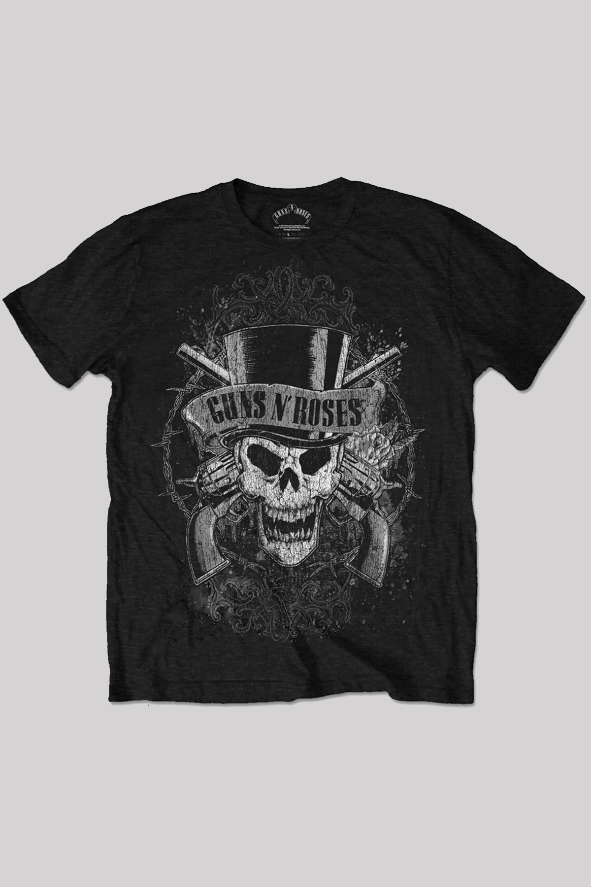 Guns N Roses Faded Skull T-Shirt