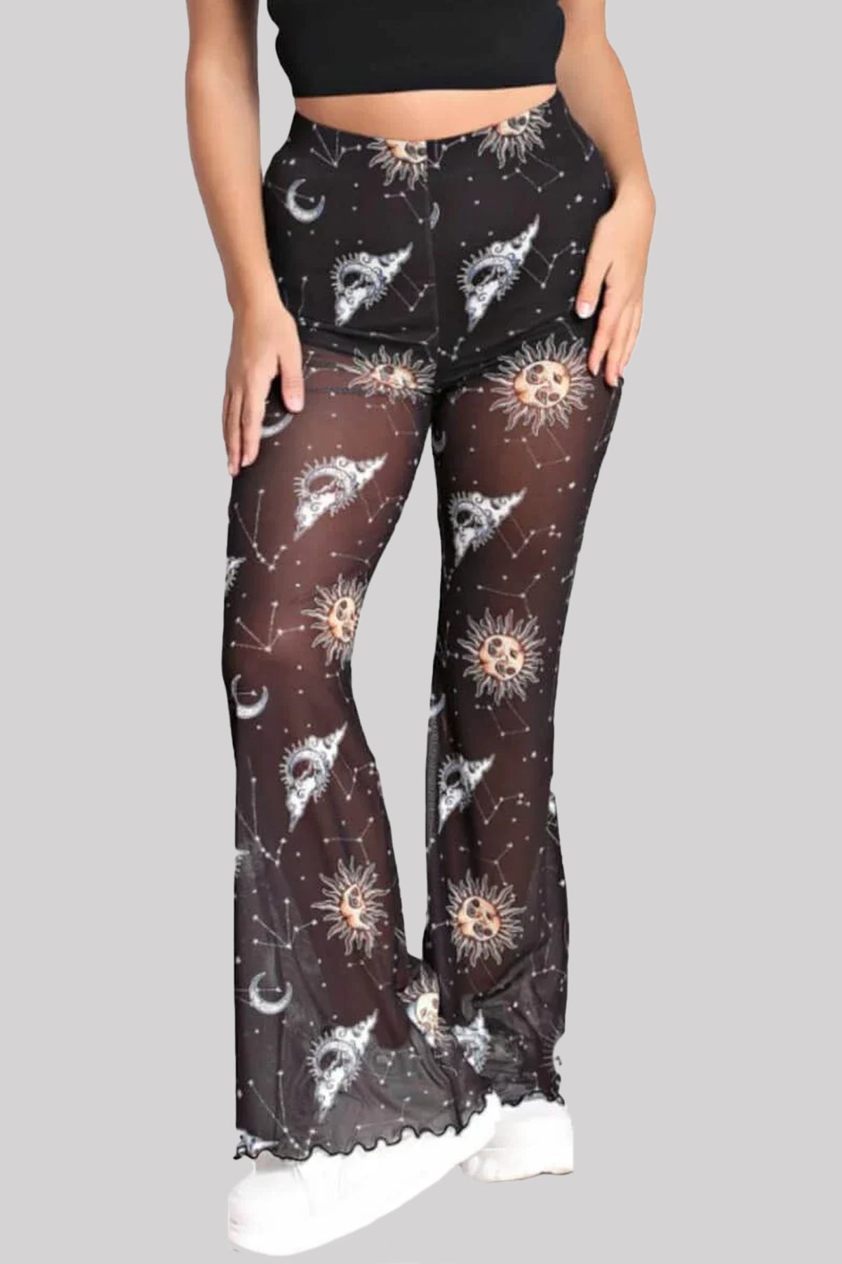 Hell Bunny Solaris Mesh Trousers