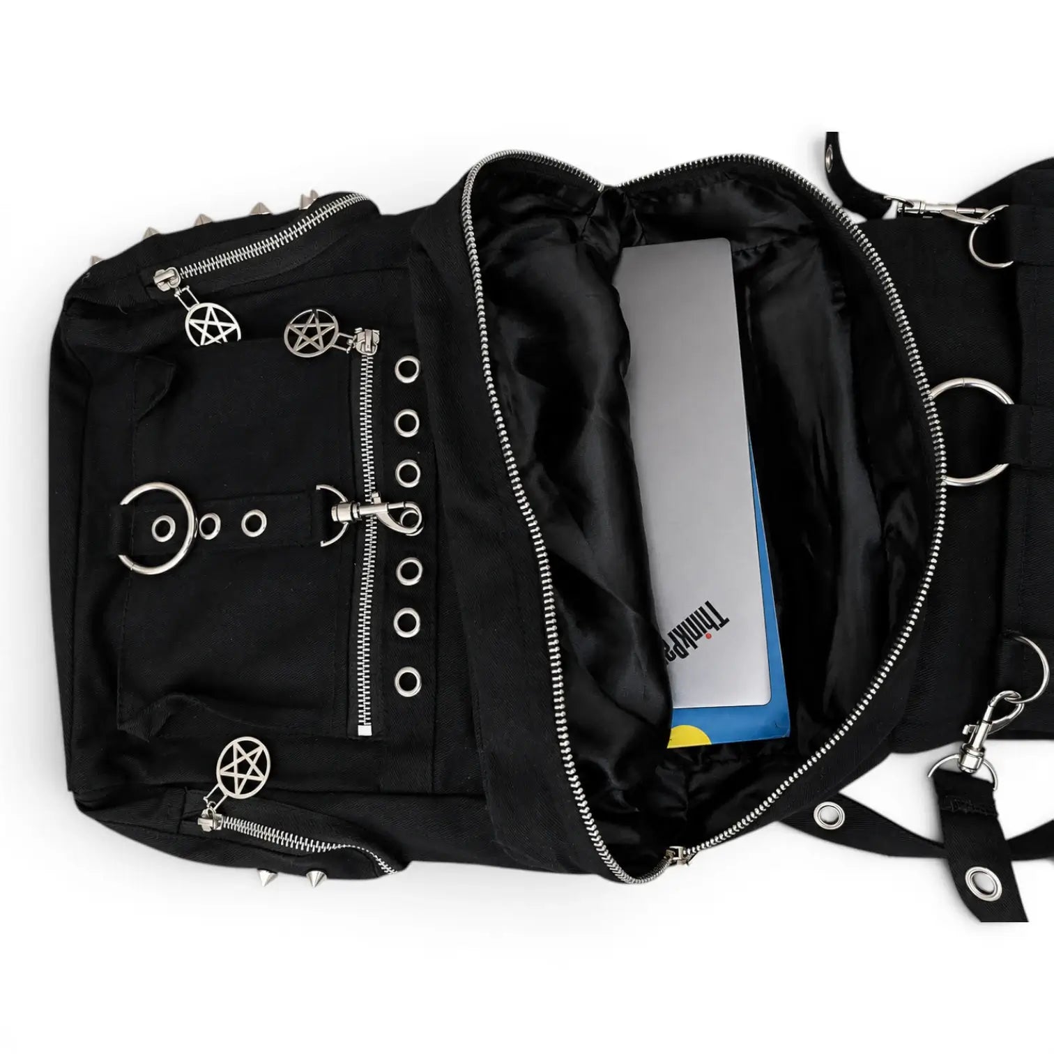 Heartless Hecate Backpack Studded Gothic Punk Black Bag