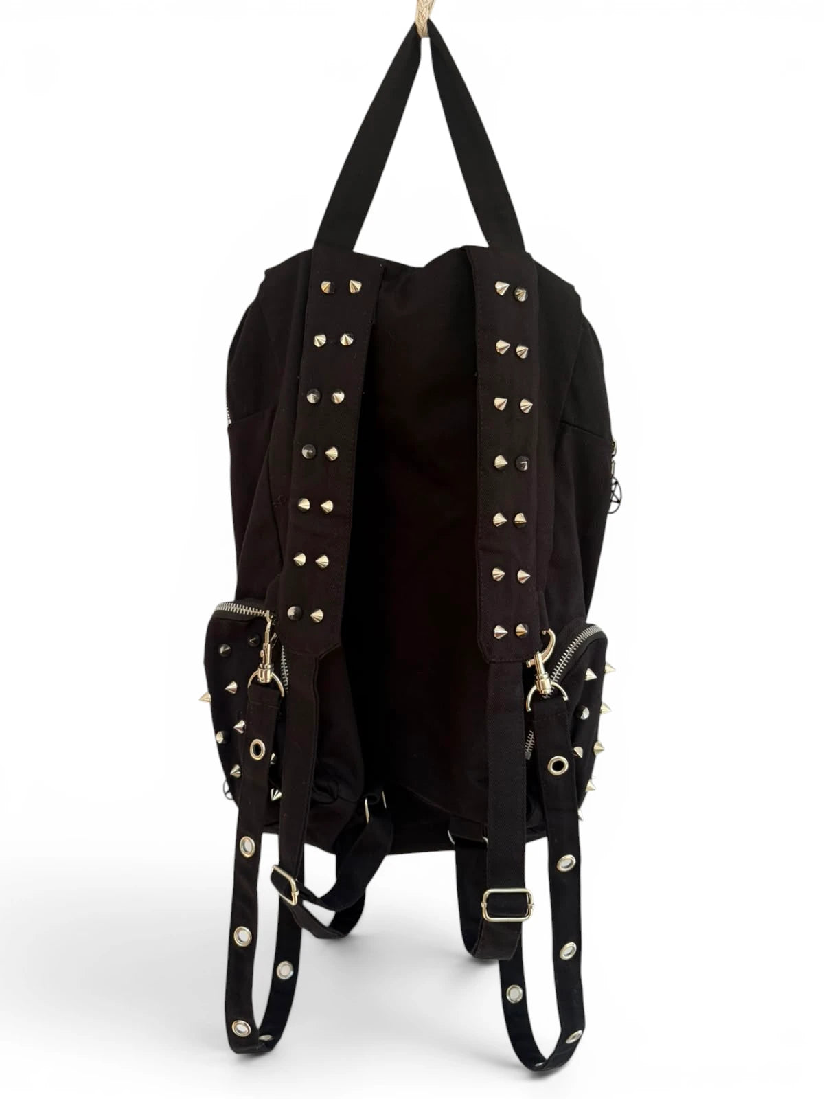 Heartless Hecate Backpack Studded Gothic Punk Black Bag