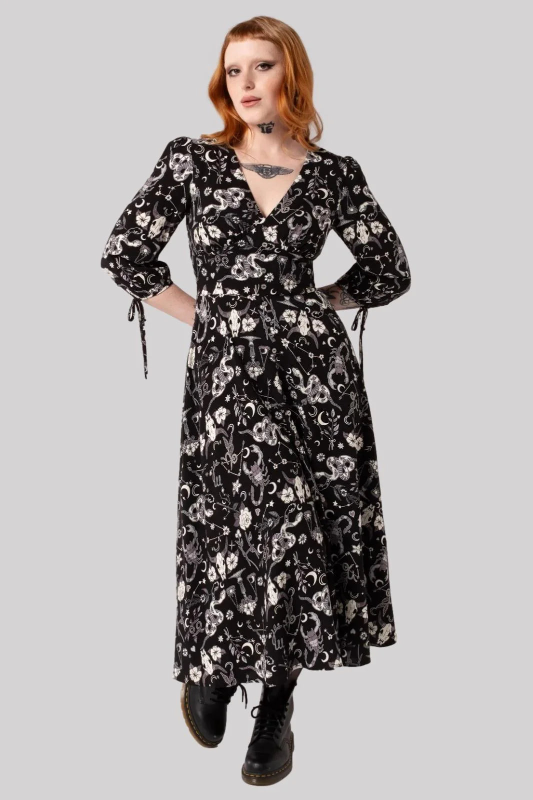 Gothic floral dress hotsell