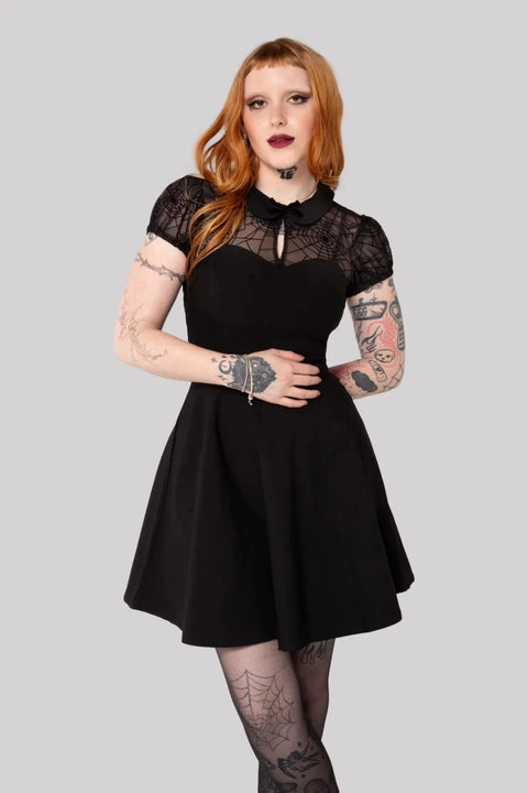 hell bunny dress corset Harley Plain Dress Hell Bunny