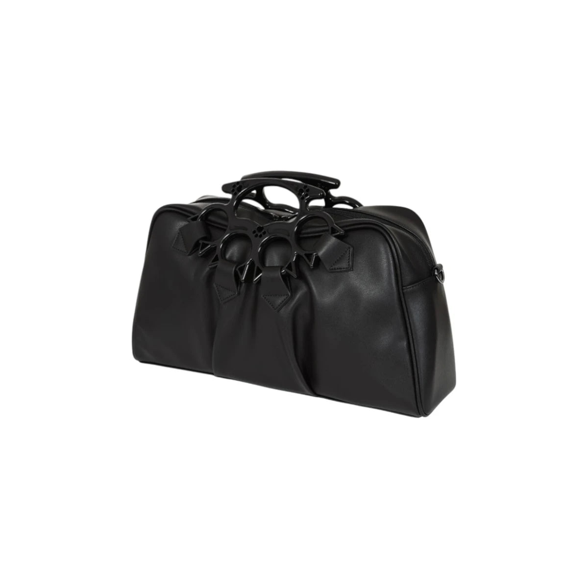 Banned Hex Paws Kitten Handbag Black Top Handle Shoulder Bag