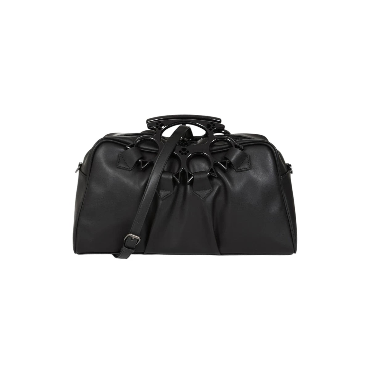 Banned Hex Paws Kitten Handbag Black Top Handle Shoulder Bag