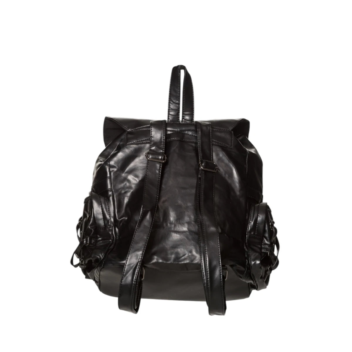 Banned Jamie Black Backpack Gothic Pentagram Punk Heart Bag