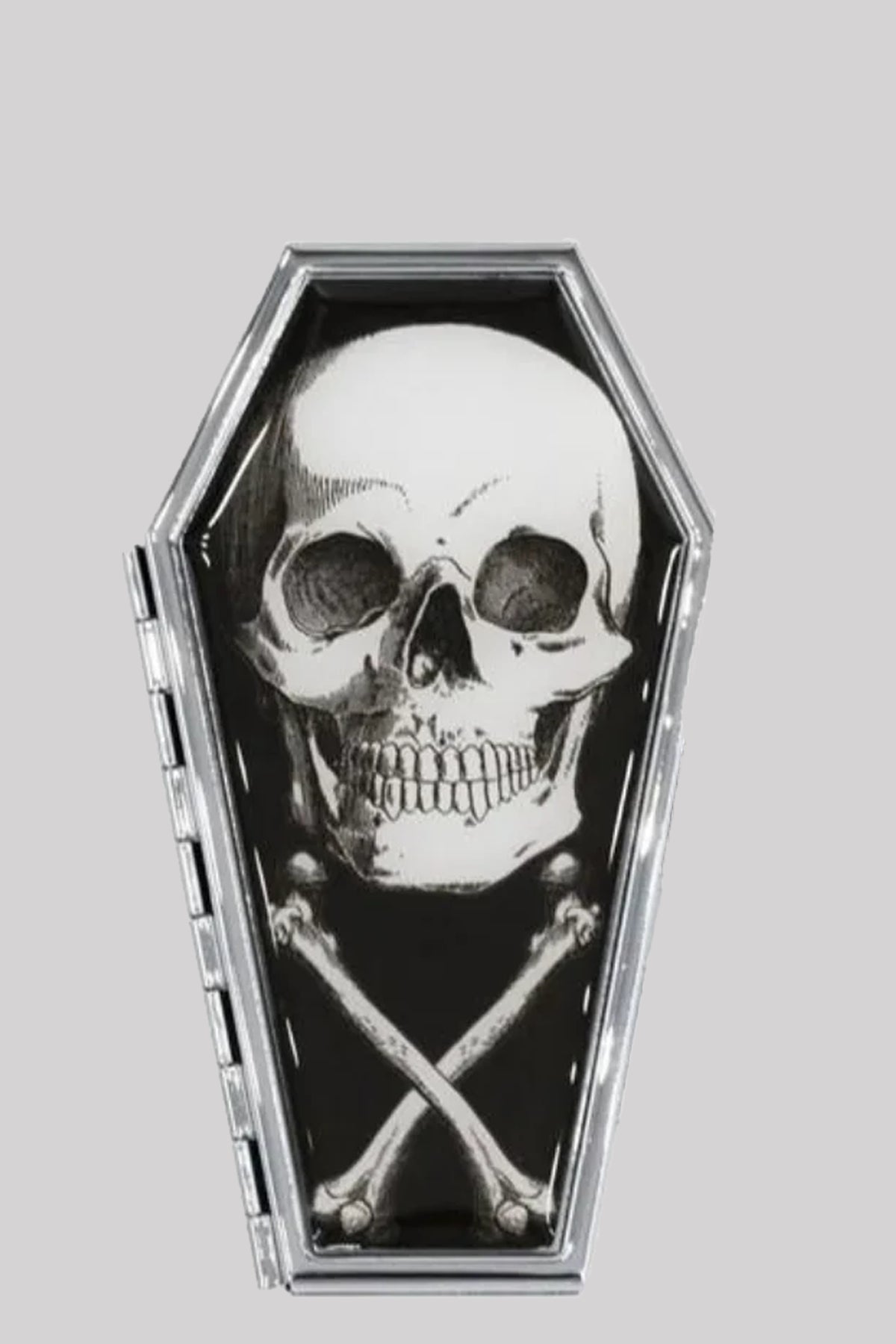 Kreepsville 666 Anatomical Skull Coffin Compact Mirror