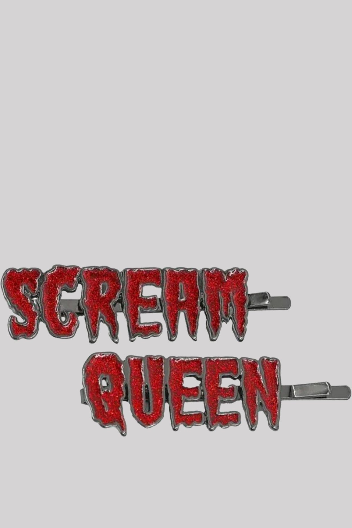 Kreepsville 666 Scream Queen Text Hair Slides