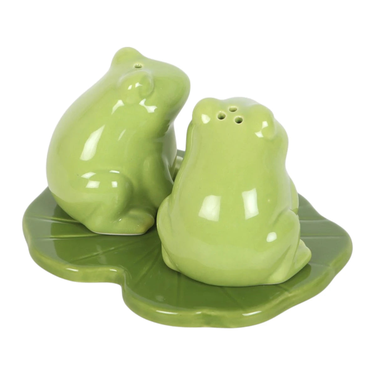 Luna Frog Shakers Ceramic Salt and Pepper Gothic Set Decor