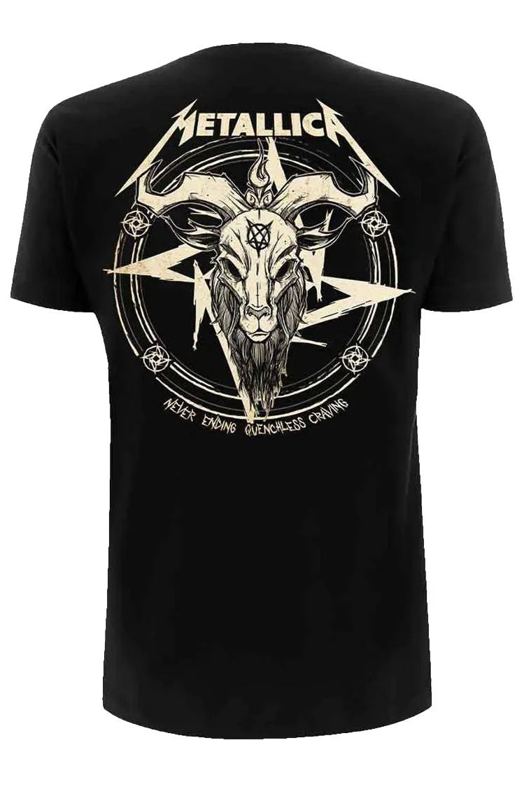 Metallica Darkness Son Unisex T-Shirt – Goat Skull Graphics Ro Rox