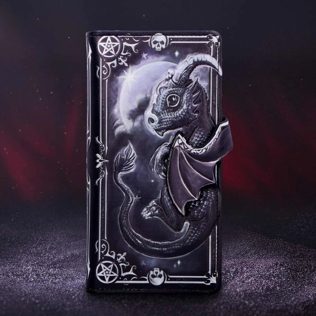 Nemesis Now Embossed Purse Moon of Malpuss & Lucifly