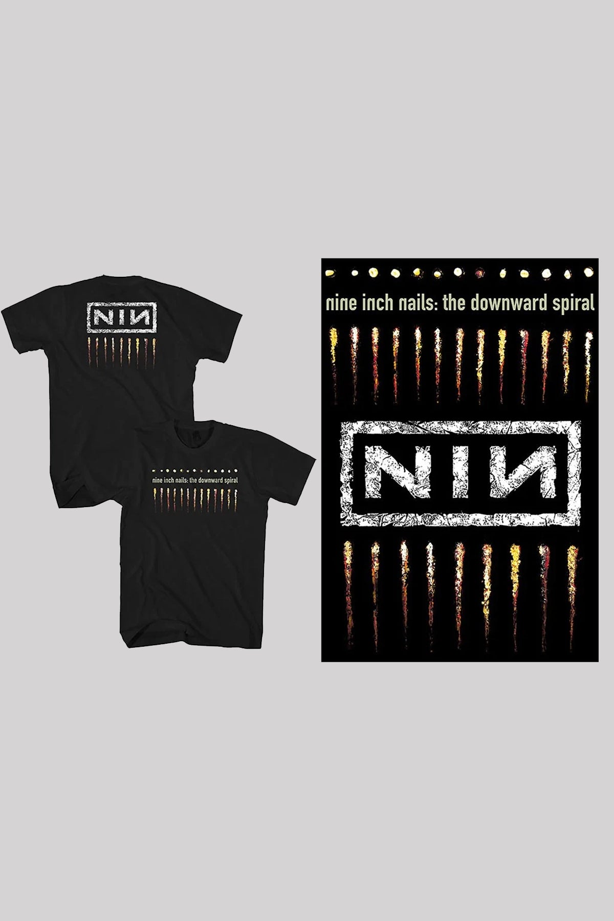 T-shirt Nine Inch Nails - Officiel Gildan Homme/Femme (Unisexe) Neuf Avec étiquette