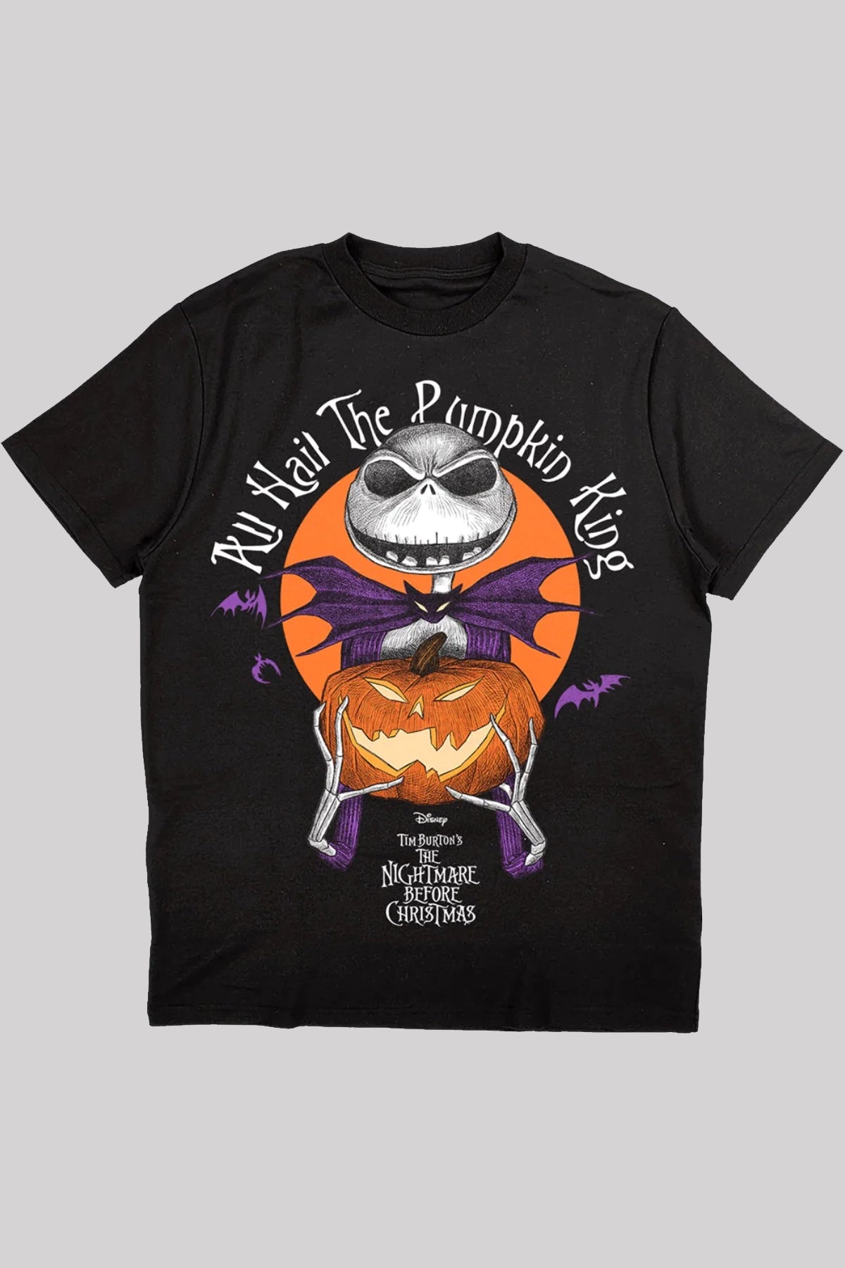 Nightmare Before Christmas All Hail The Pumpkin King T-Shirt