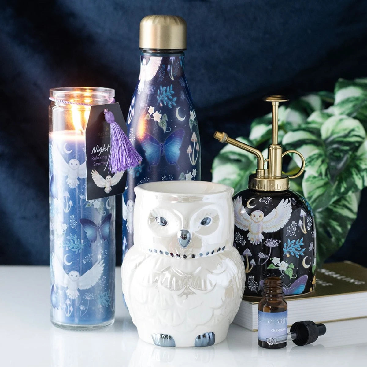 Night Flight Owl Ceramic Plant Mister - Stylish & Functional