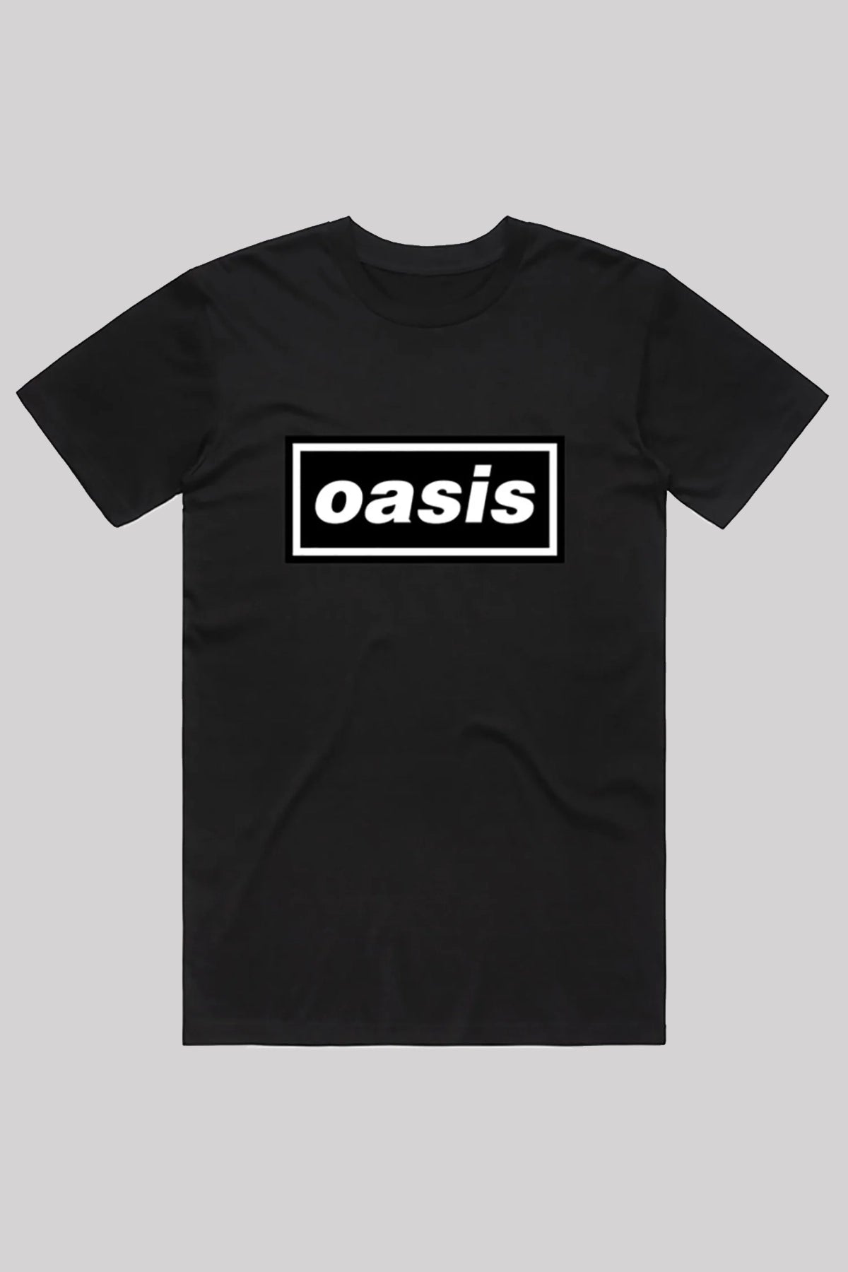 Oasis Classic Logo Black T-Shirt