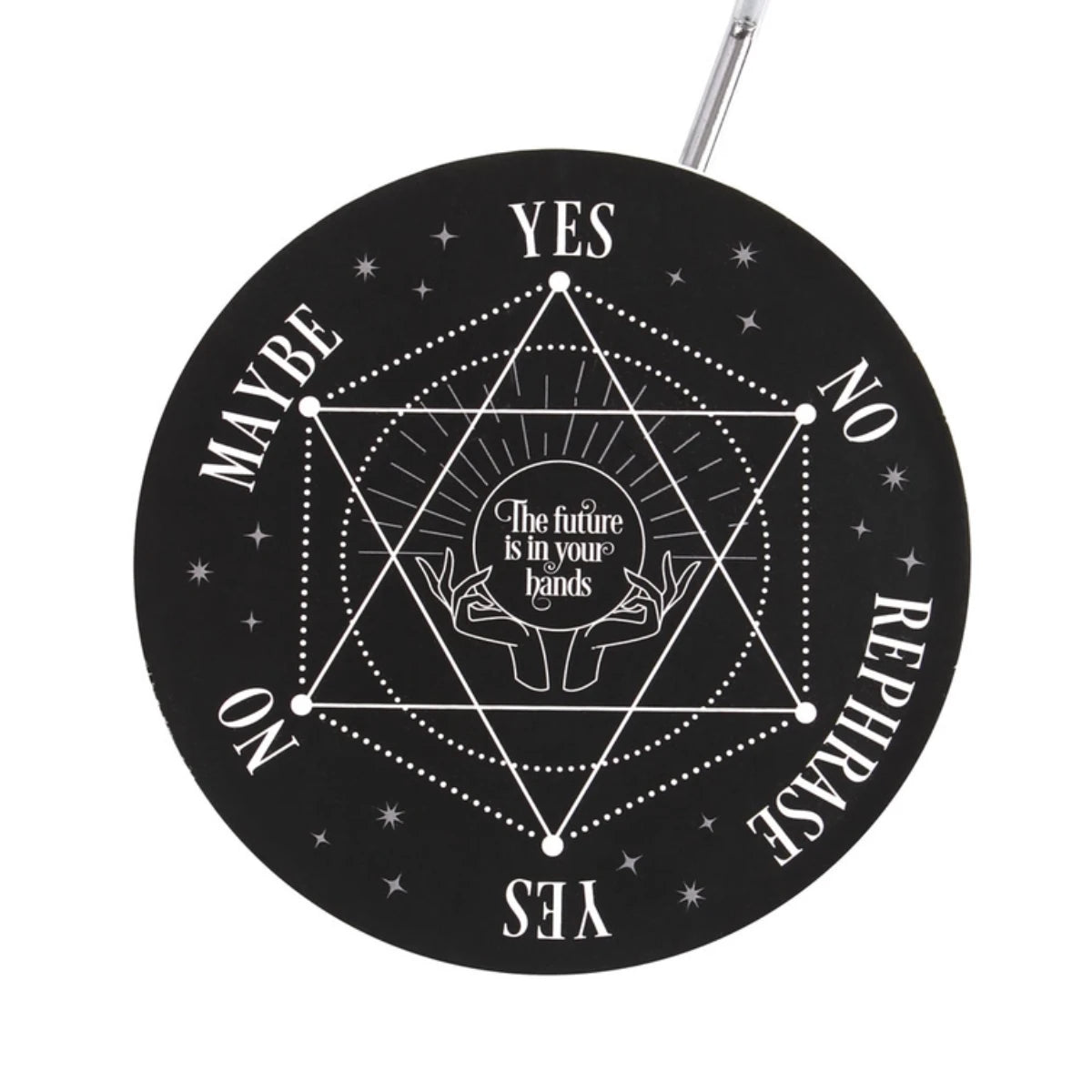 Pendulum Decision Maker - Mystical Yes/No Desk Ornament Black