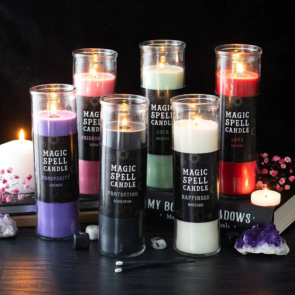 Protection Opium Tube Candle for Rituals and Cleansing