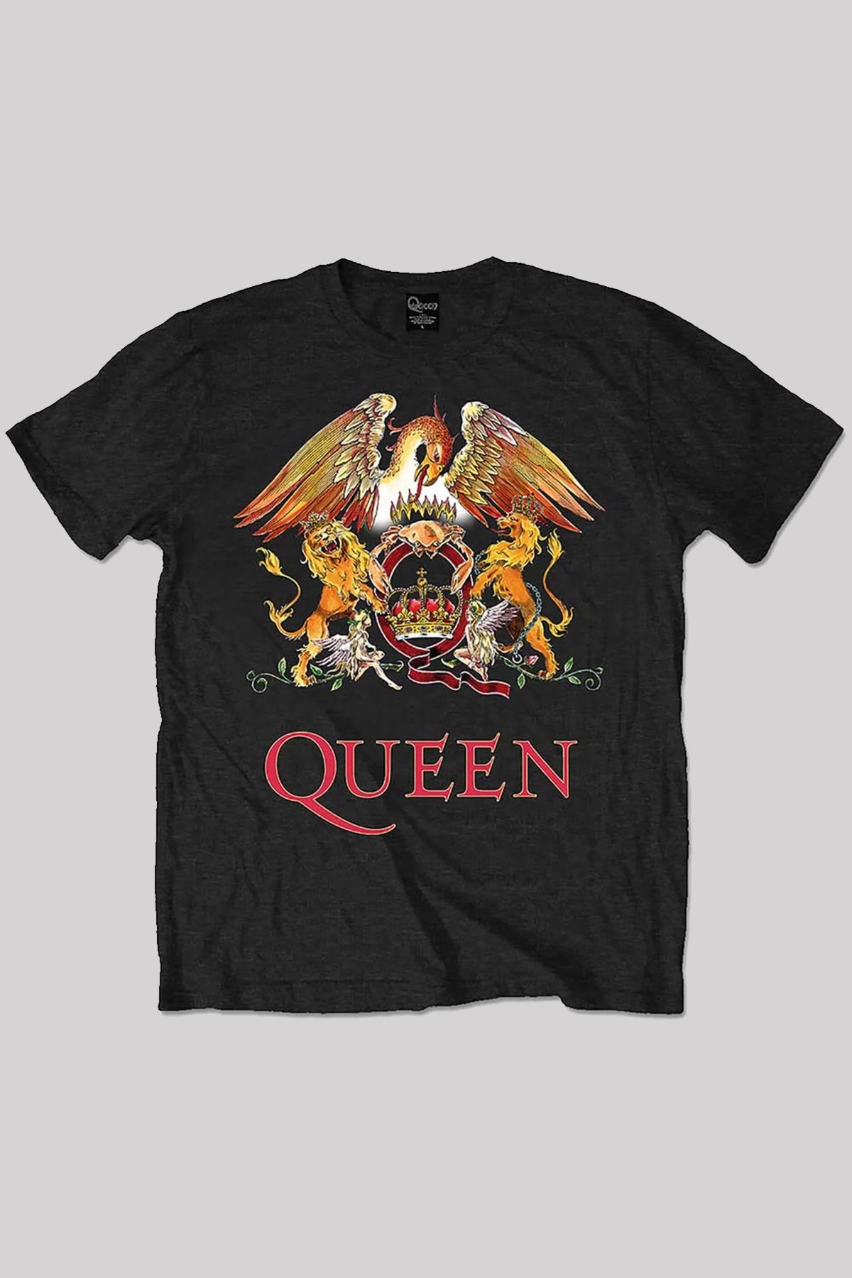 Queen Classic Coloured Crest Band T-Shirt