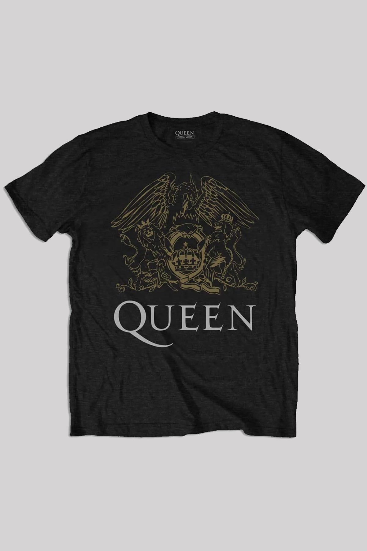 Queen Classic Logo Crest Band T-Shirt