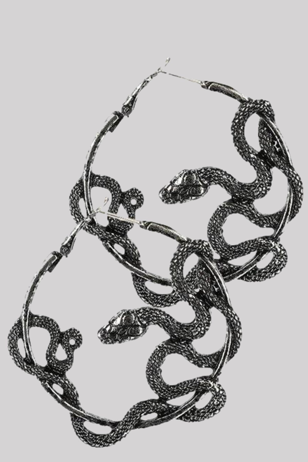 Restyle Entwine Snake Hoop Earrings