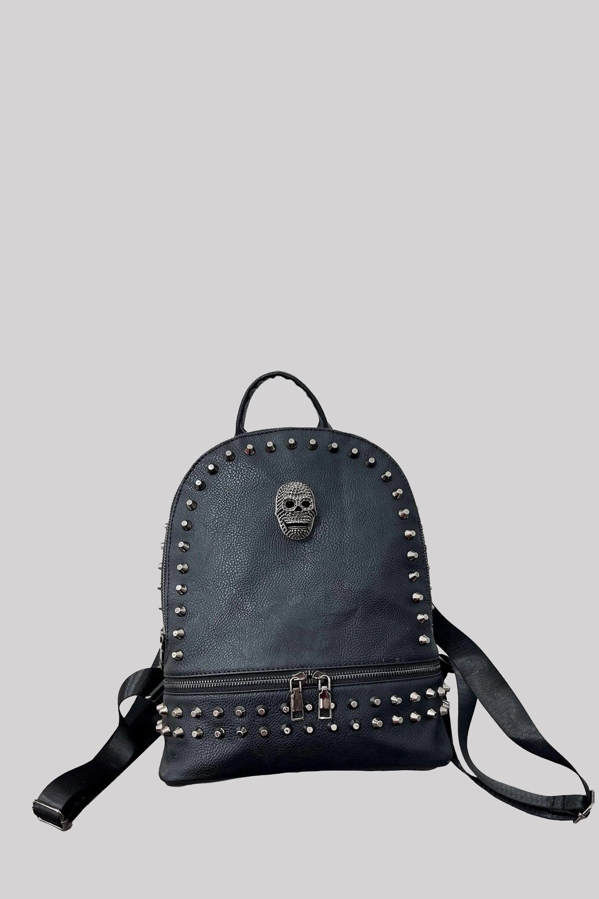 Ro Rox Dade Skeleton Gothic Canvas Backpack Bag