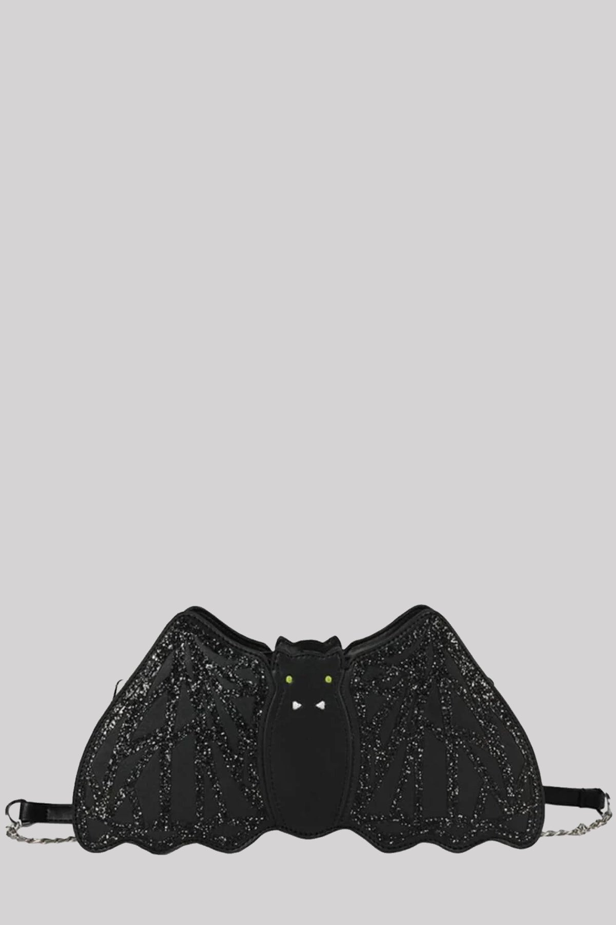 Ro Rox Elvyra Sparkly Bat Faux Leather Glitter Shoulder Bag Ro Rox