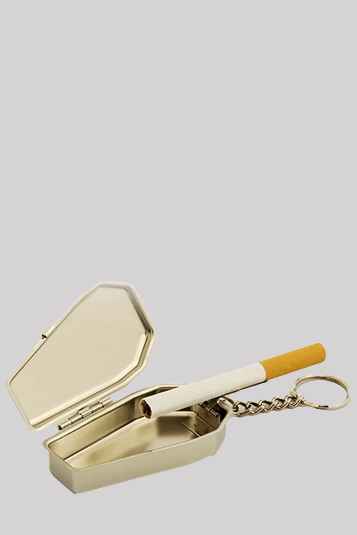 Ro Rox Mini Coffin Ashtray Metal Portable Gothic Keychain