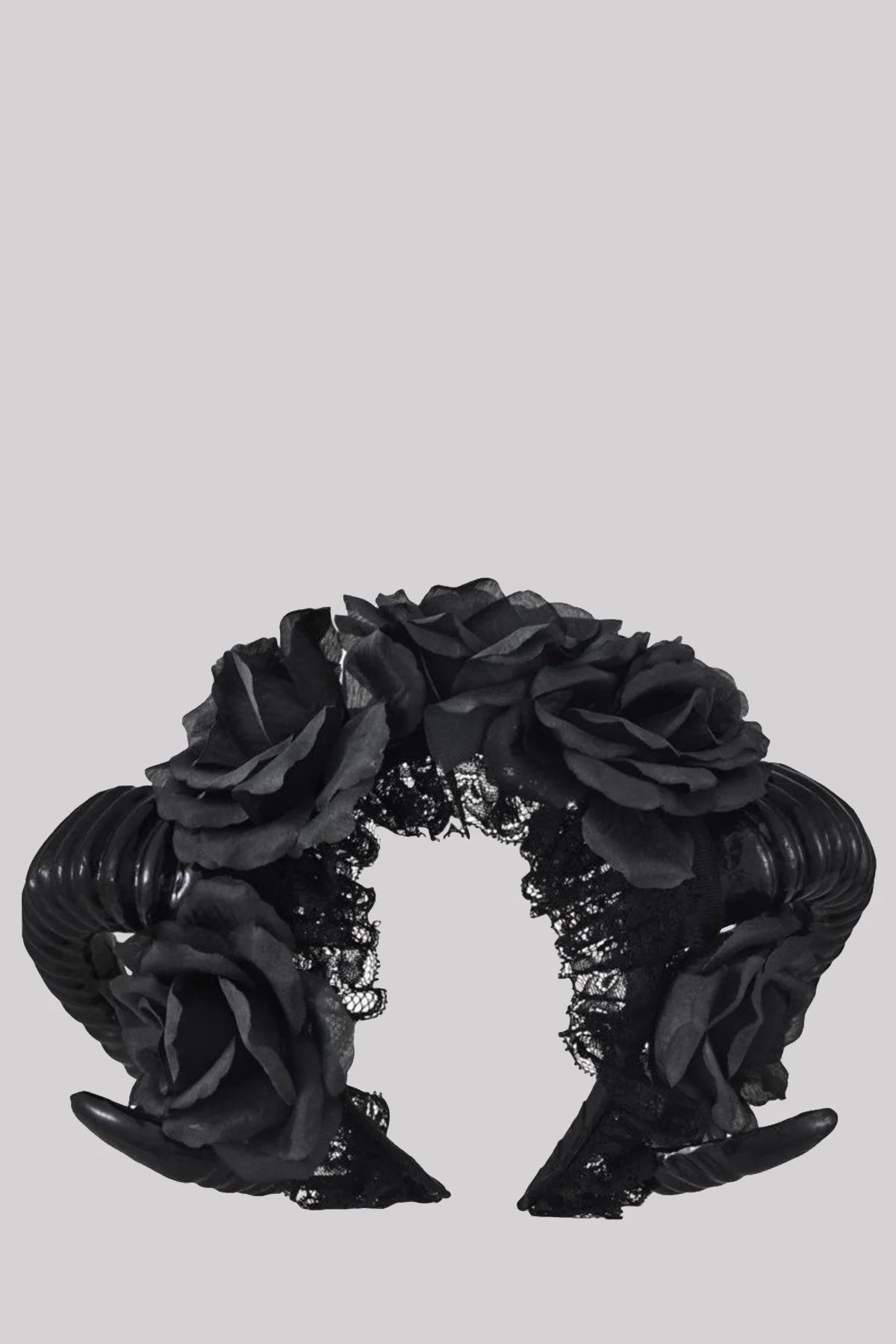 Satanic Ram Horns Roses Garland | Ro Rox Boutique | Ro Rox
