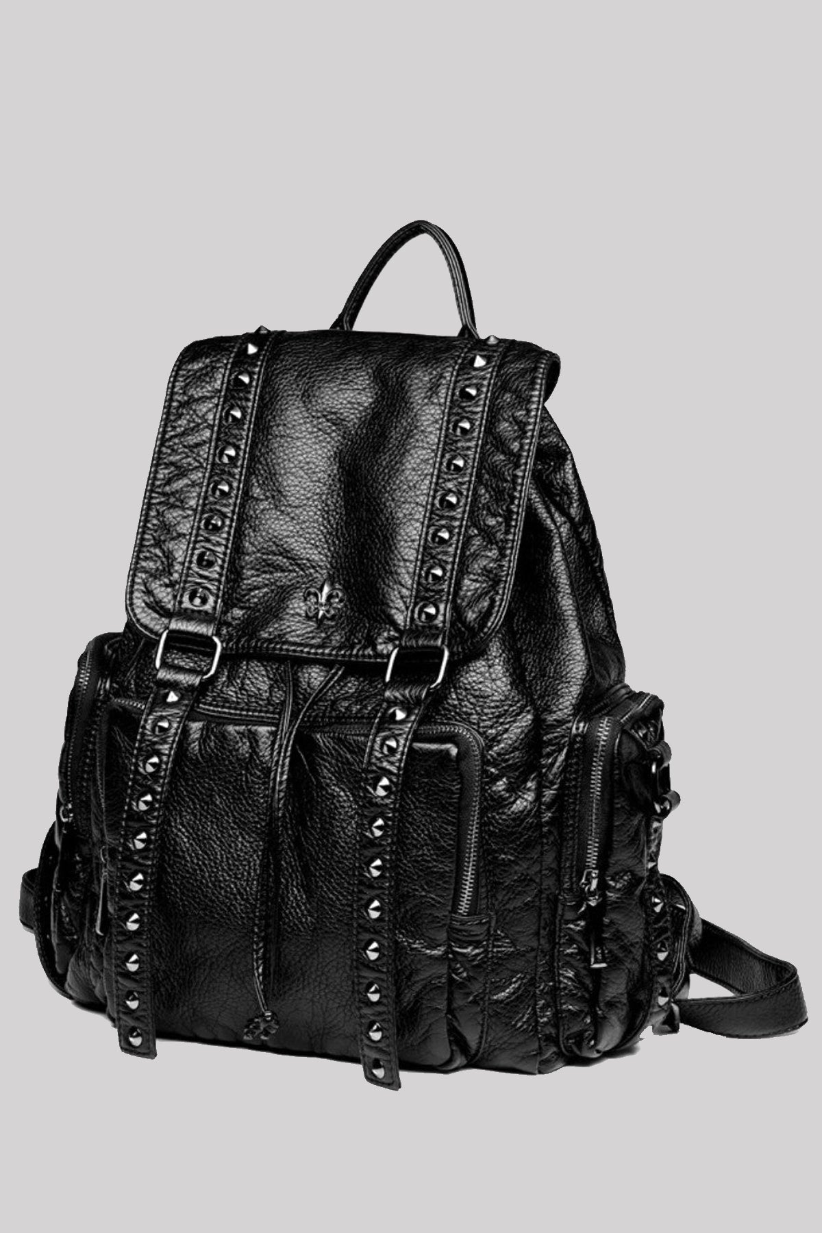 Gothic Studded Faux Leather Rucksack Bag Ro Rox Boutique Ro Rox