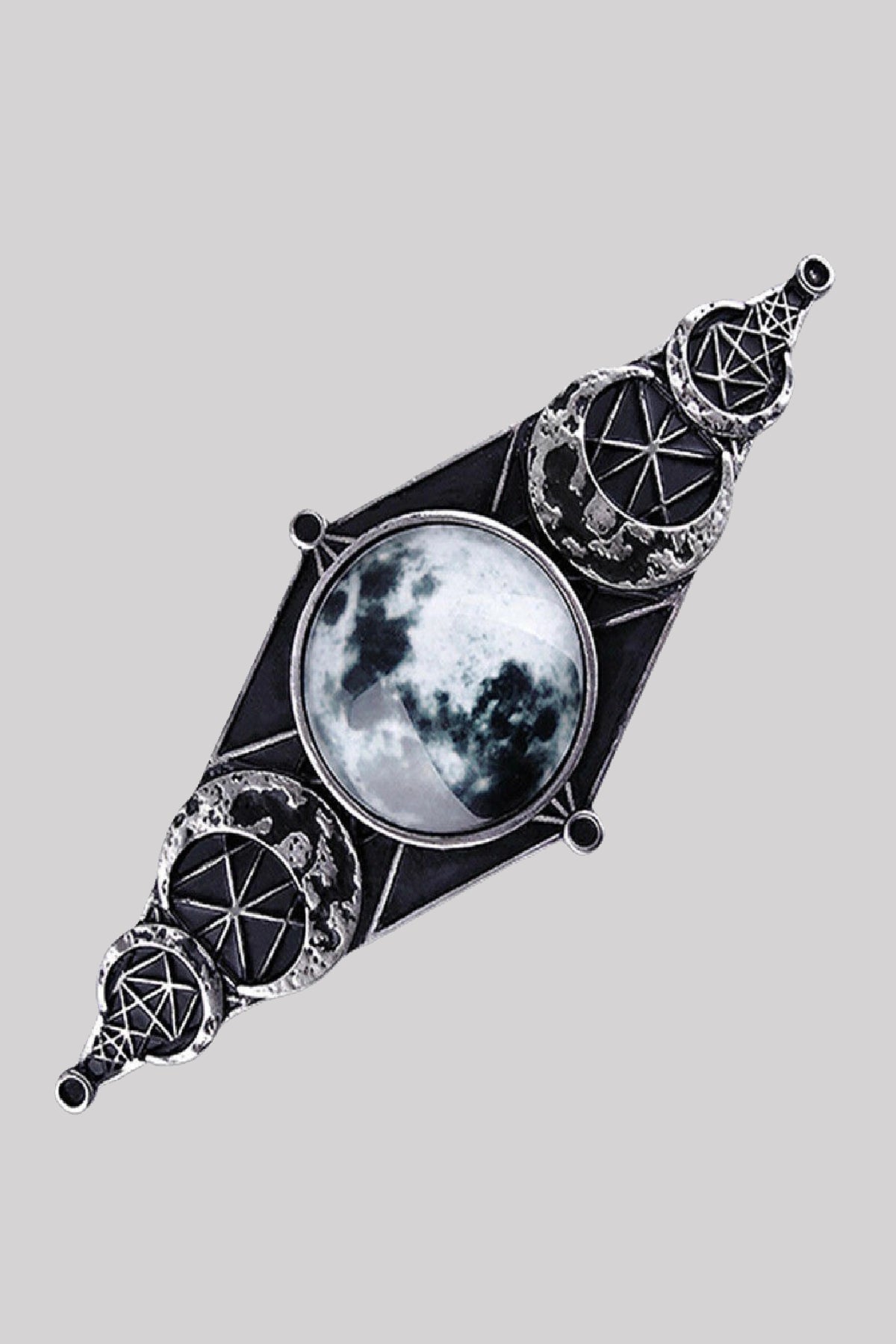 Restyle Moon Geometry Wicca Witchcraft Gothic Hair Clip