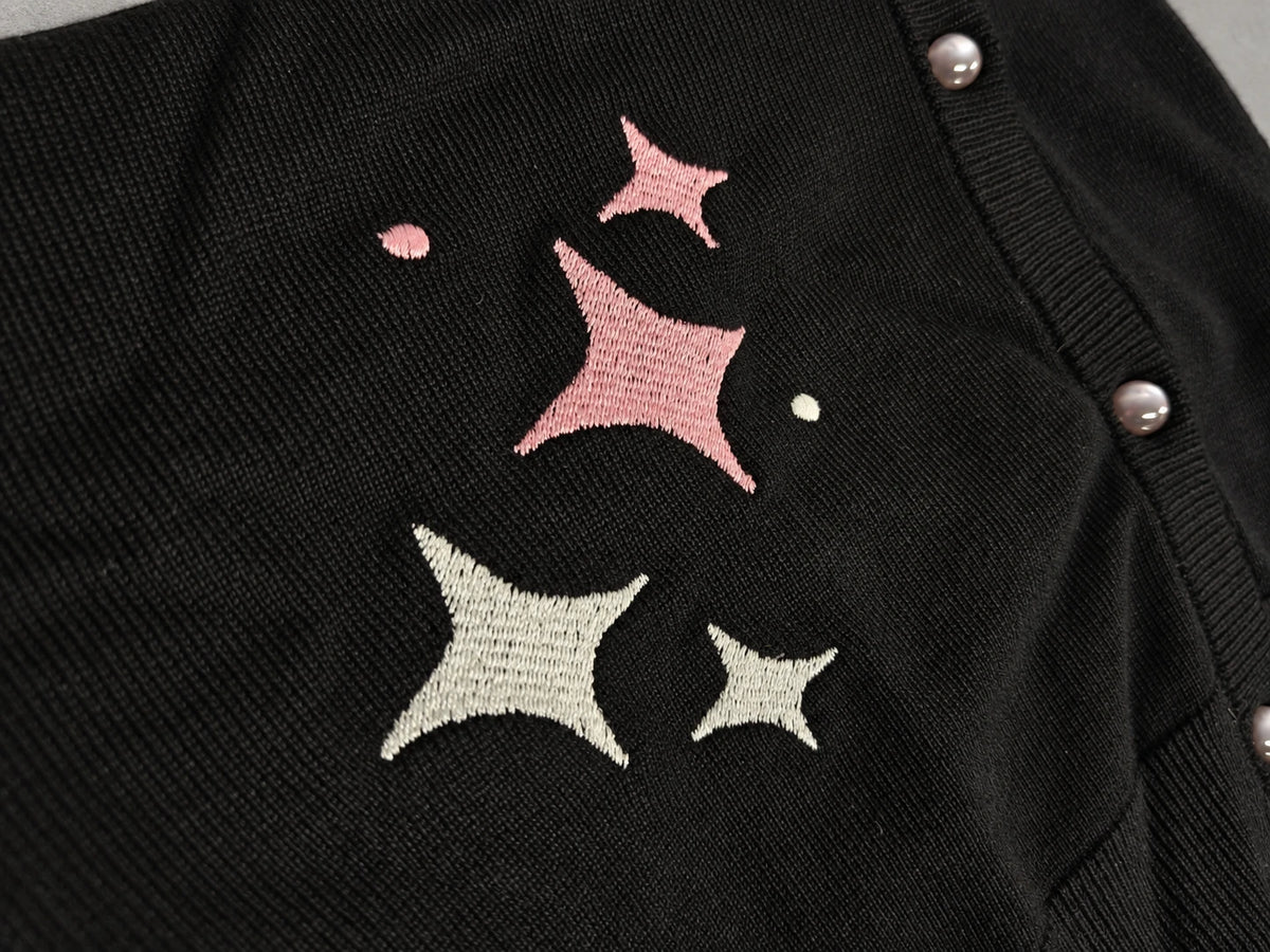 Ro Rox Bat Cupcake Cardigan Kawaii Pastel Style Goth Knitwear