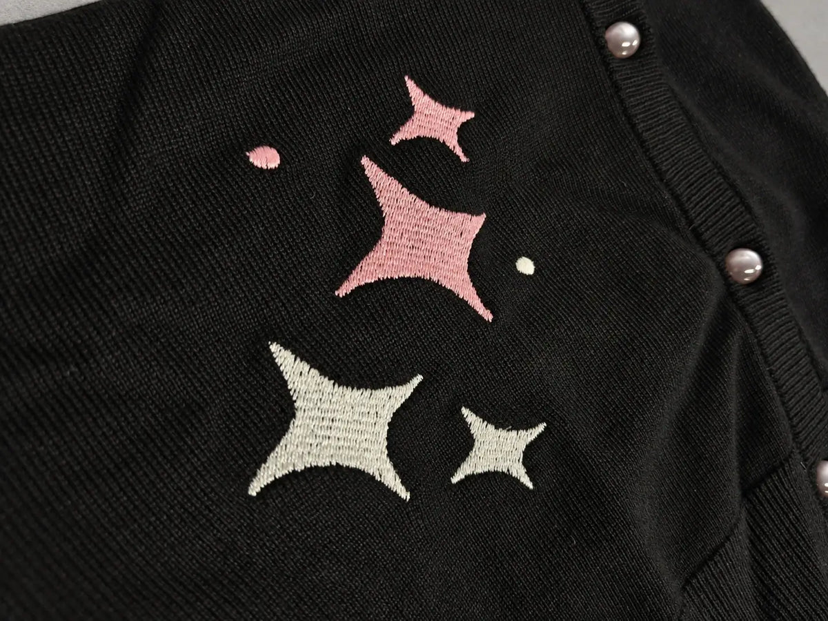 Ro Rox Bat Cupcake Cardigan Kawaii Pastel Style Goth Knitwear