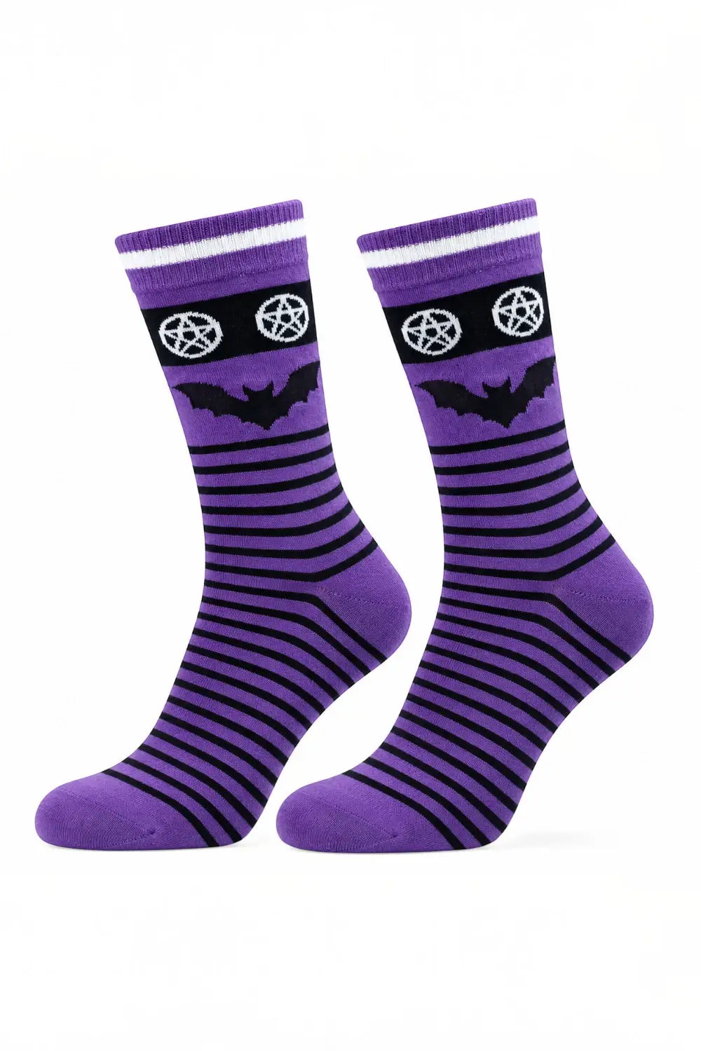 Ro Rox Goth Bat Socks Gothic Knitted Socks 3 Styles