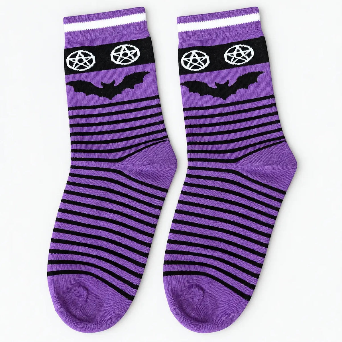Ro Rox Goth Bat Socks Gothic Knitted Socks 3 Styles