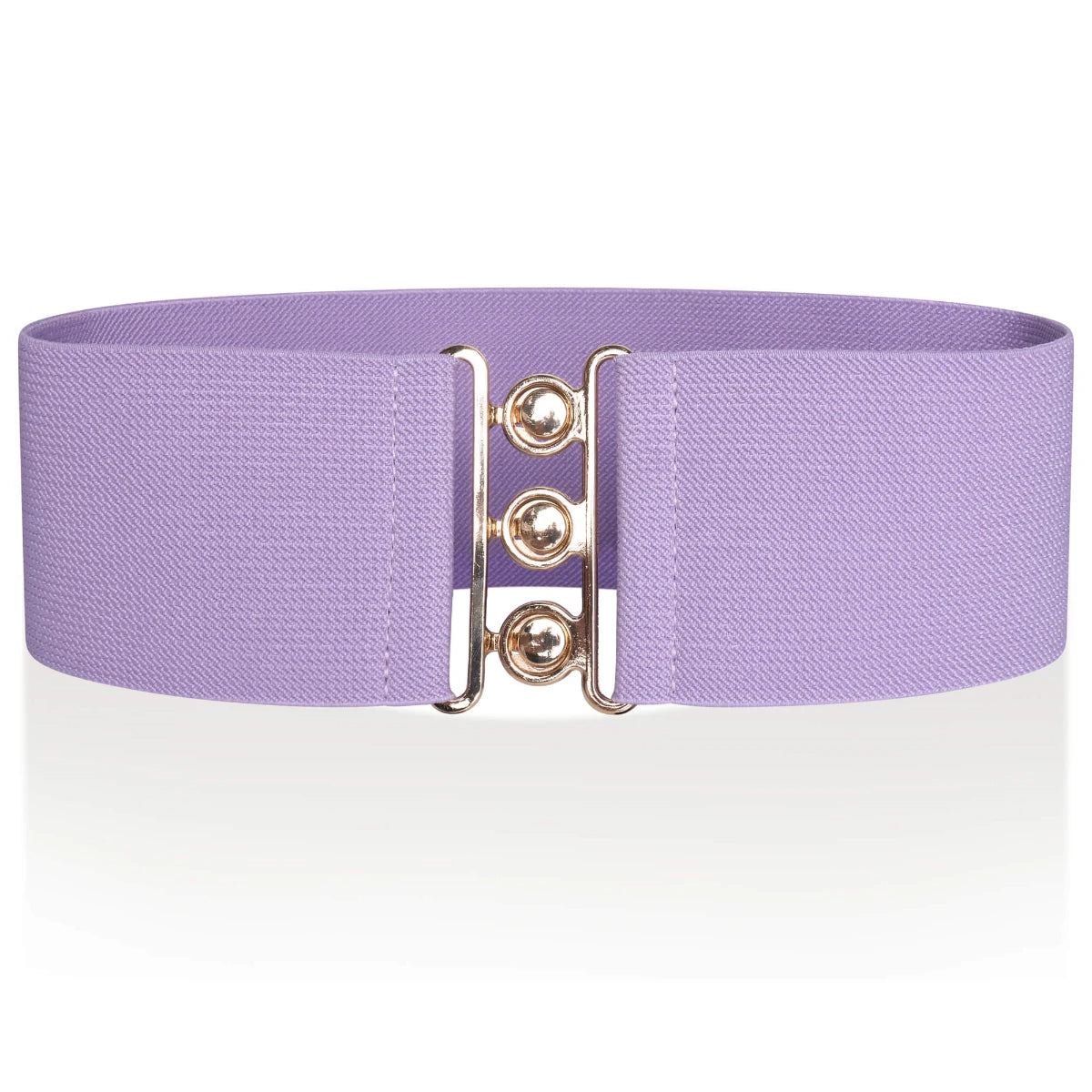 Ro Rox Elasticated Retro Wide Nurse Belt, Gold