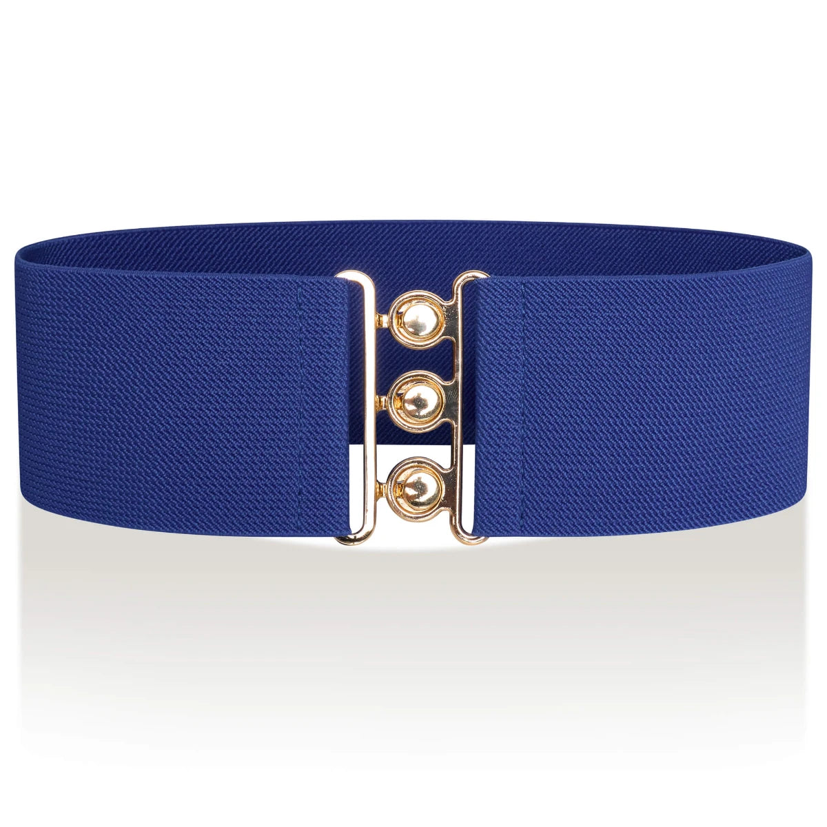 Ro Rox Elasticated Retro Wide Nurse Belt, Gold