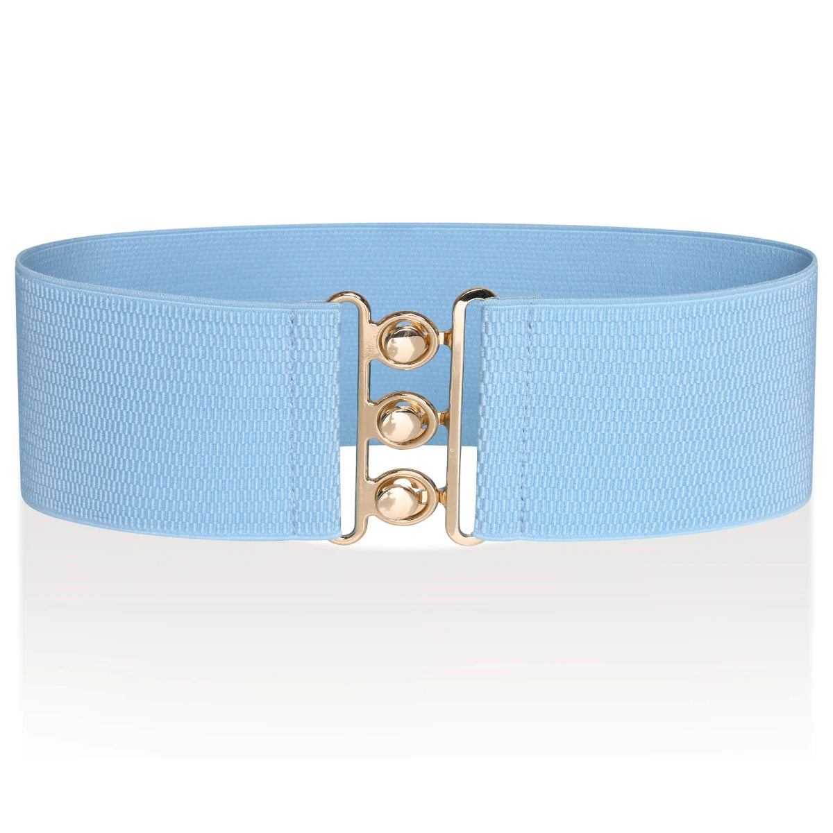 Ro Rox Elasticated Retro Wide Nurse Belt, Gold