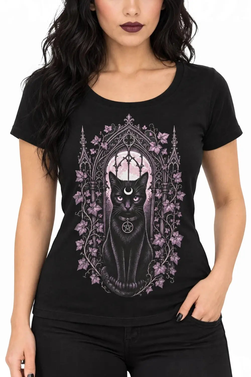 Ro Rox Gothic T-Shirts Women's Alternative Graphic Anime Tees