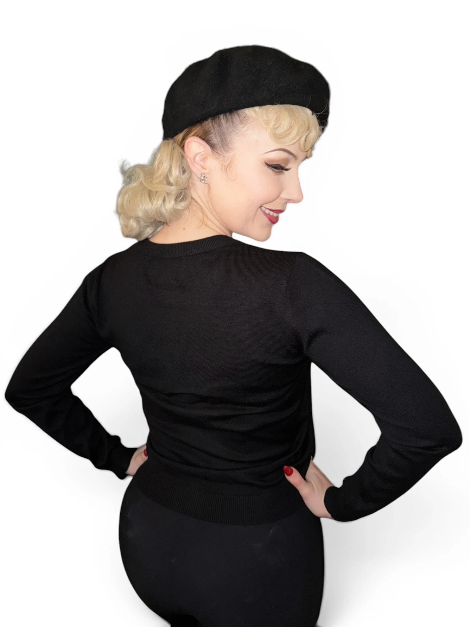 Ro Rox Lady Luck Cardigan Retro 1950s Rockabilly Knit Style