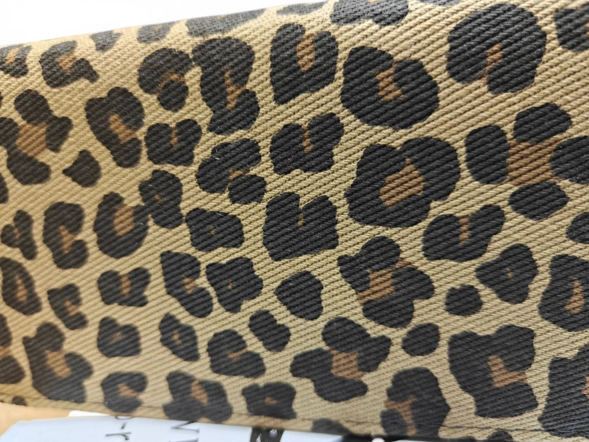 Ro Rox Leopard Print Zip Around Wallet Purse – Gothic Alternative Animal Print Clutch
