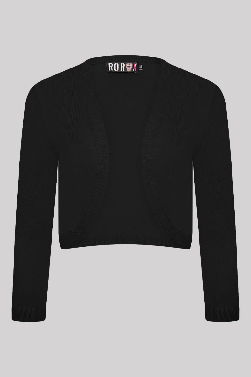 Ro Rox Masie Vintage Style 3/4 Sleeve Knitted Bolero