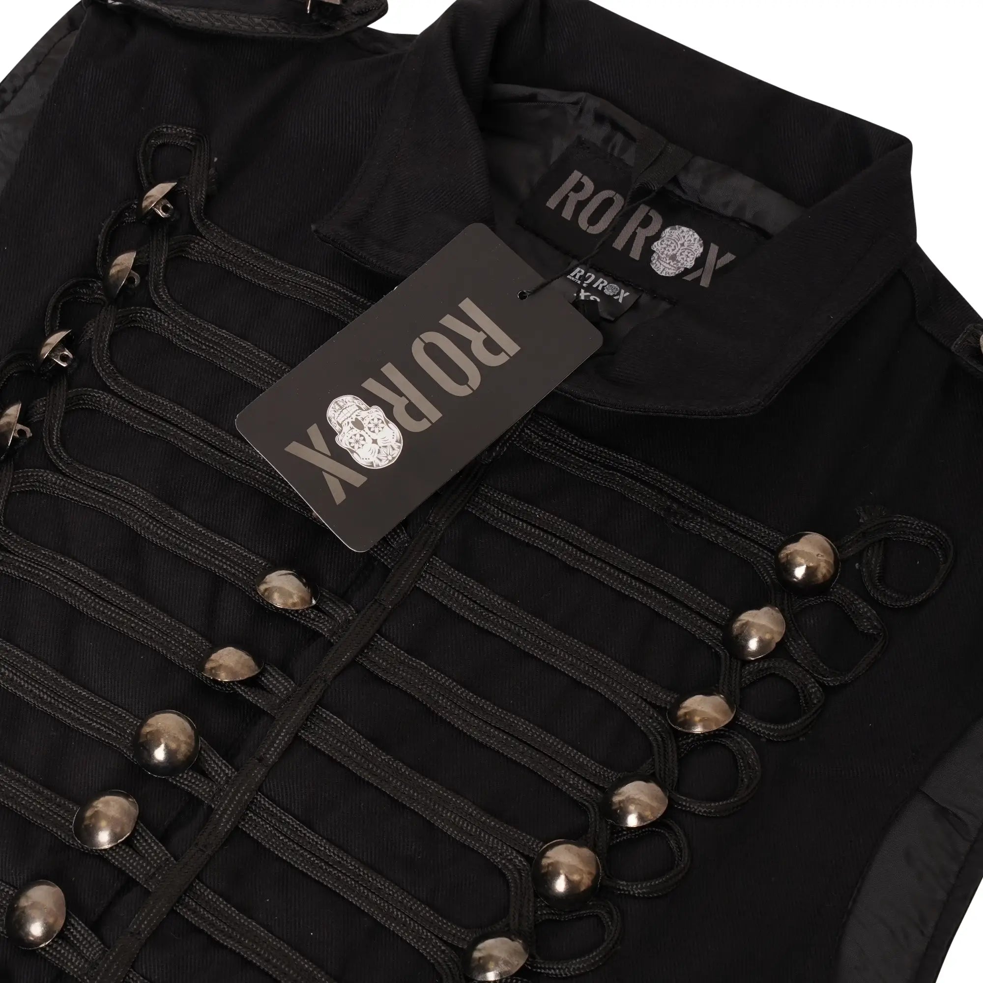 Ro Rox Men's Uniform Military Parade Sleeveless Jacket