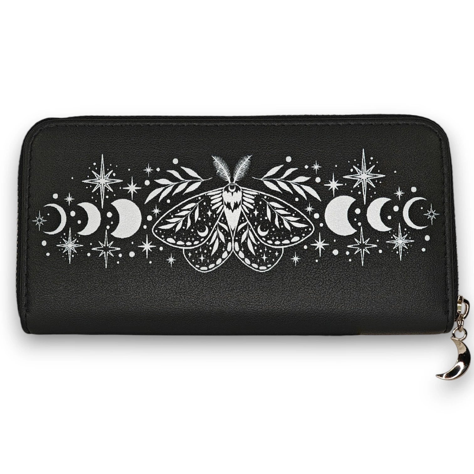 Ro Rox Cosmic Moth Wallet Purse with Moon and Star Design