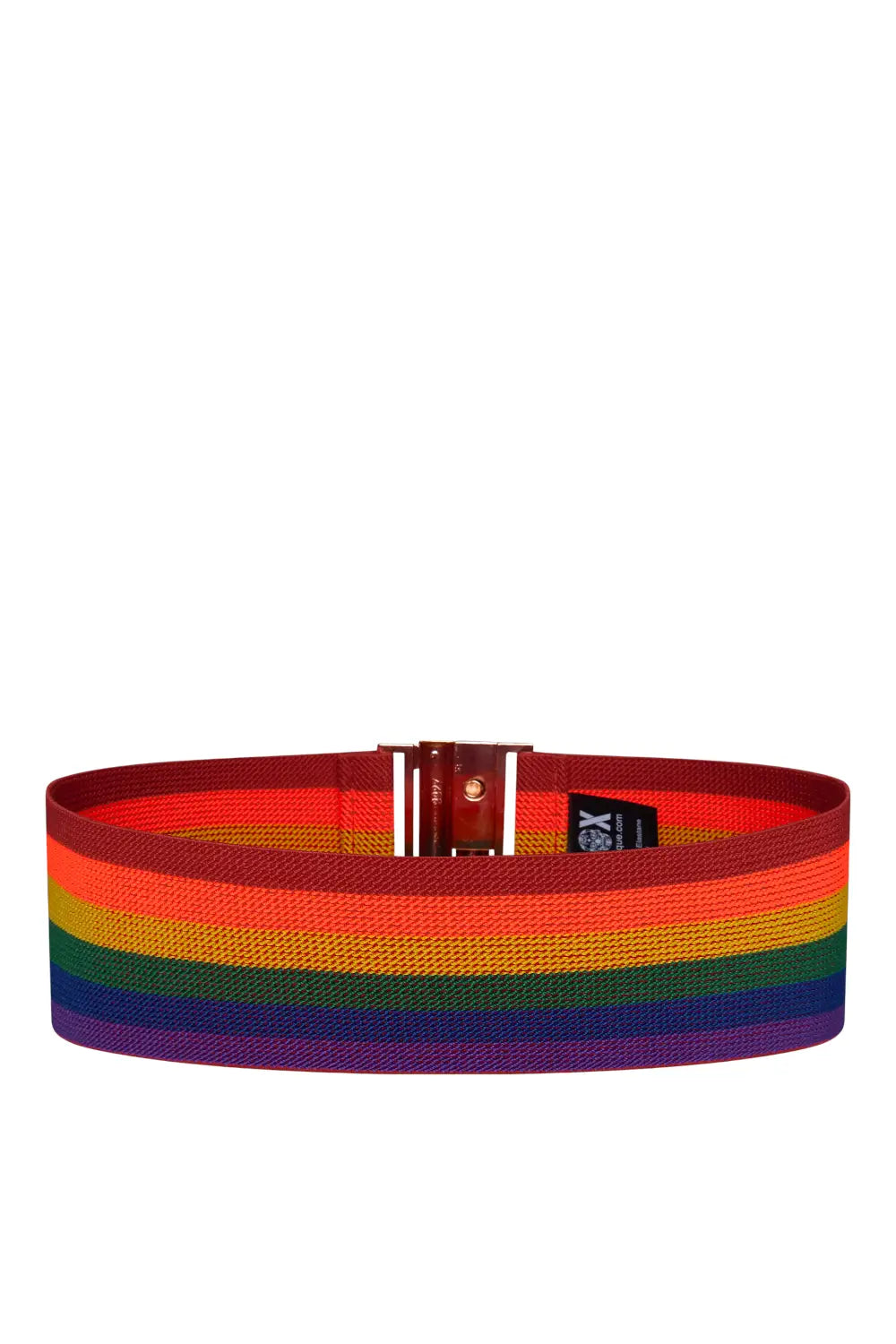Rainbow Pride Belt - Modern Vintage Wide Elastic Waist Belt