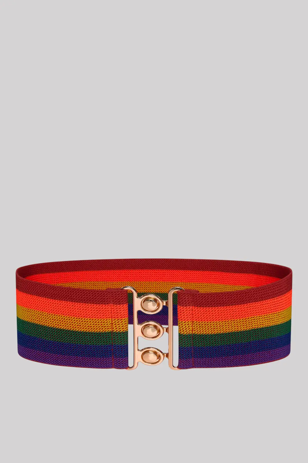 Rainbow Pride Belt, Stretchy Wide Elastic Waist Accessory
