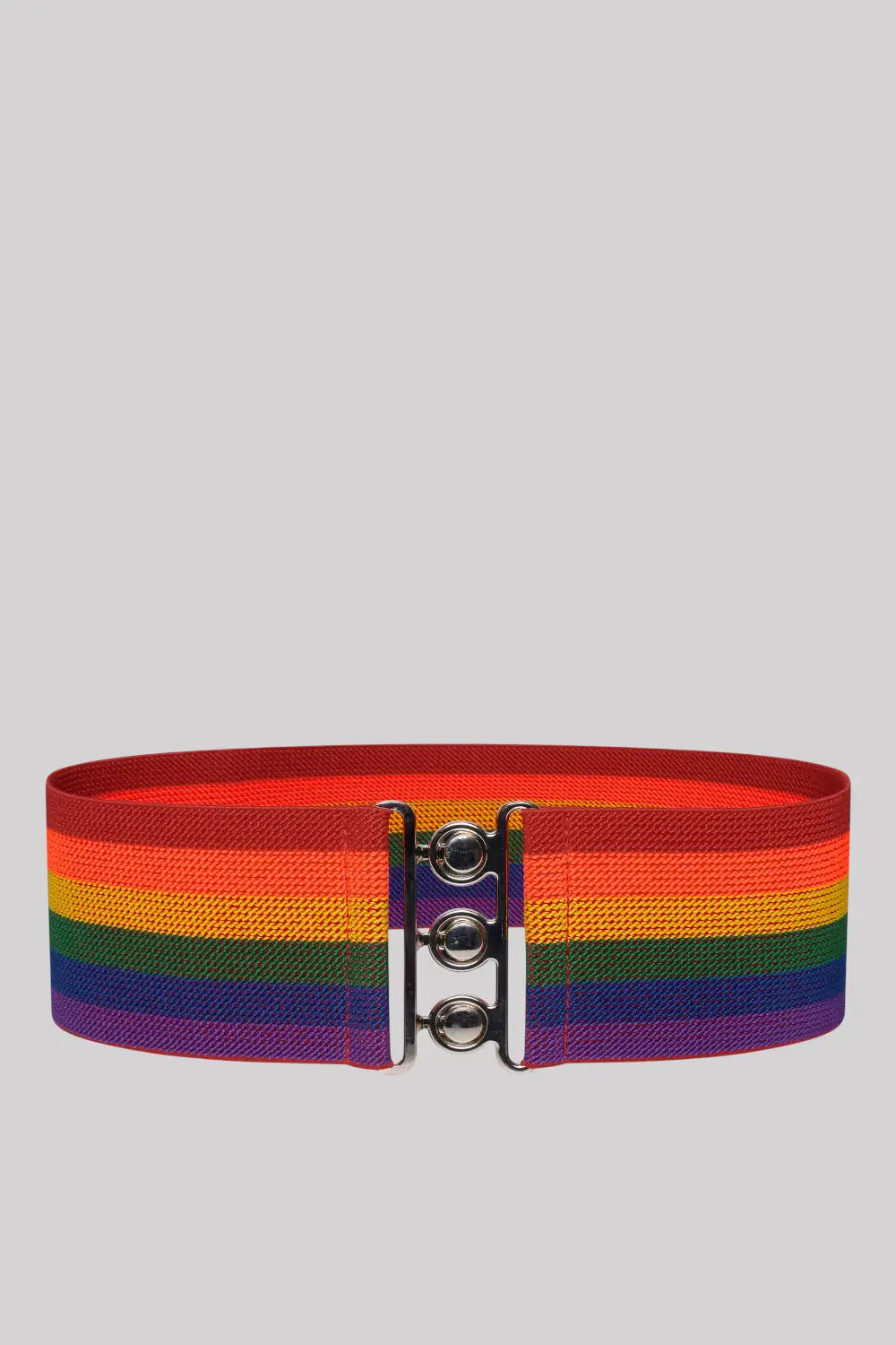Rainbow Pride Belt, Stretchy Wide Elastic Waist Accessory