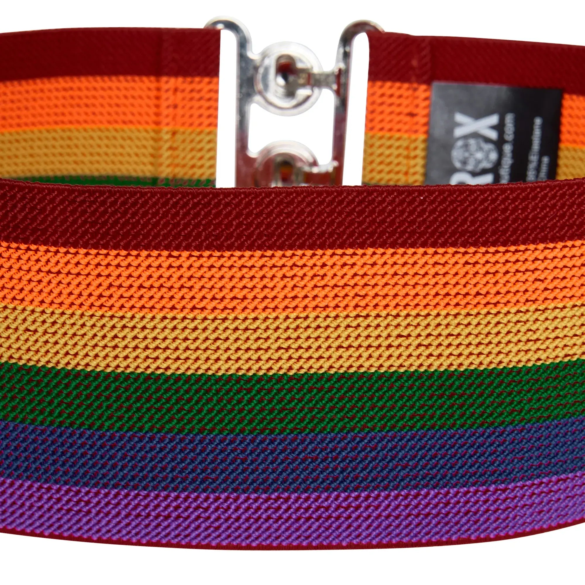 Rainbow Pride Belt, Stretchy Wide Elastic Waist Accessory