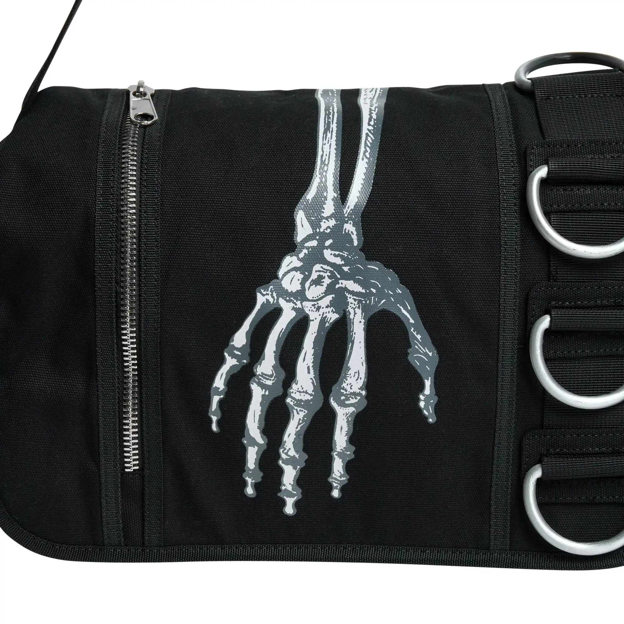 Ro Rox Skeleton Hand Shoulder Bag Black Gothic Punk Style
